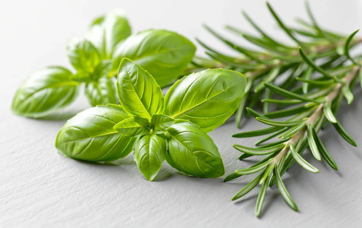 Dettaglio erbe aromatiche fresche